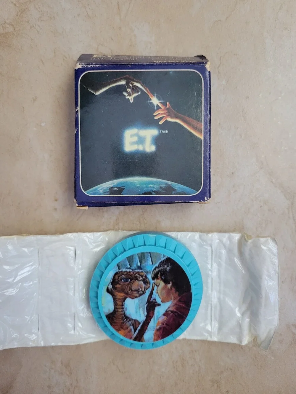Vintage Avon E.T. And Elliott Decal Soap-New